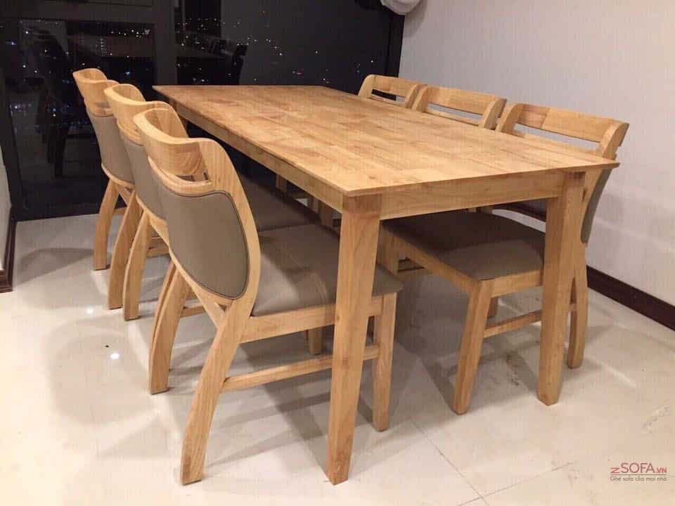 Bàn ghế ăn Asley 6 ghế
