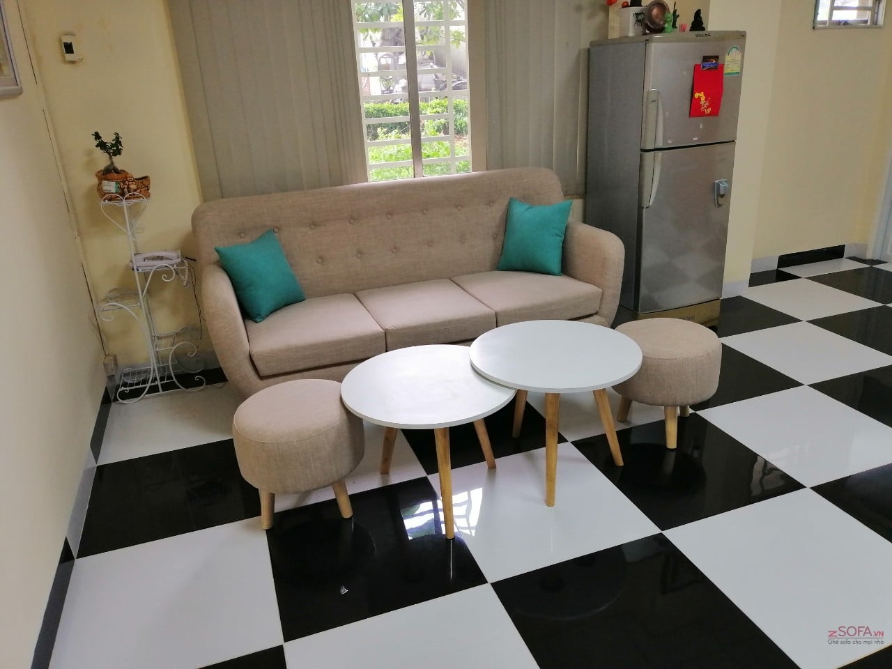 Sofa băng Châu Âu giá rẻ KMZ020